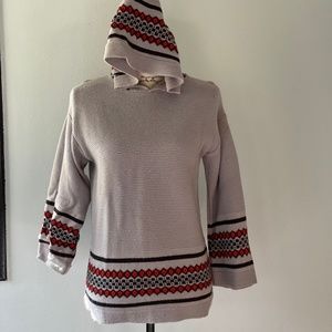 Festive Warm Hooded Sweater